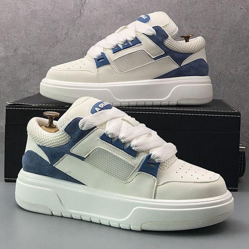 White Shoes 2026 Summer New Breathable Mesh Thick Sole Heightening Casual Sports Sneakers Internet Celebrity Same Style Men's Shoes