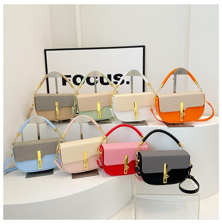 Cross-border Vintage Style Bag for Women Spring 2025 New Fashion French Chic Single Shoulder Crossbody Bag Trendy Saddle