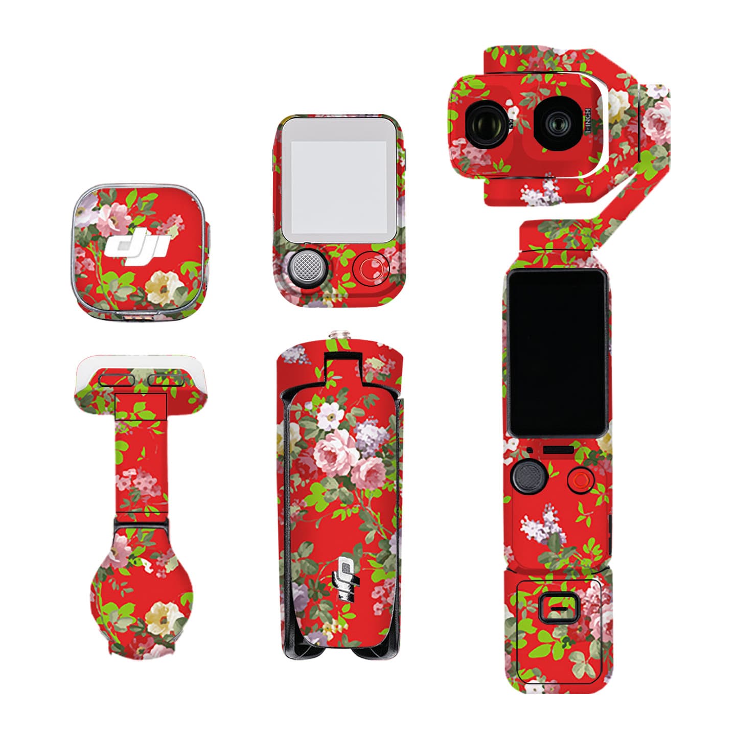 Wandering Donkey is suitable for DJI Osmo Pocket4Pro all-round protective film color skin sticker