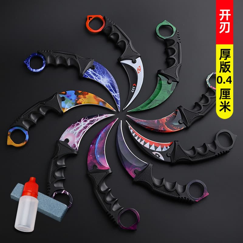 CSGO Knife Replica Game Model Claw Toy Prop Metal Solid Figurine Eagle Claw Knife Outdoor Sharpened