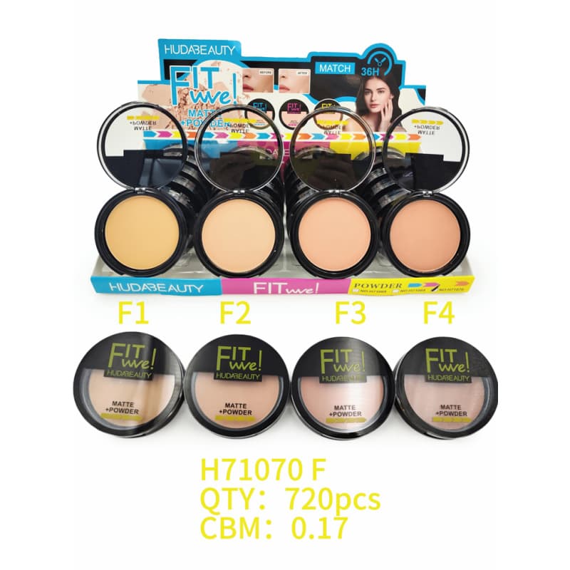 Huda Huda beautiful beauty is light and breathable, does not stick to the powder, does not take off makeup, oil control, anti-sweat, sun protection concealer powder