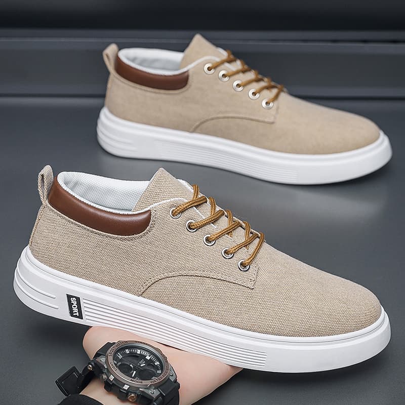 2025 Autumn New Men's Canvas Shoes, Korean Style Fashion Casual Shoes, Trendy Youth Sneakers, Versatile Men's Shoes