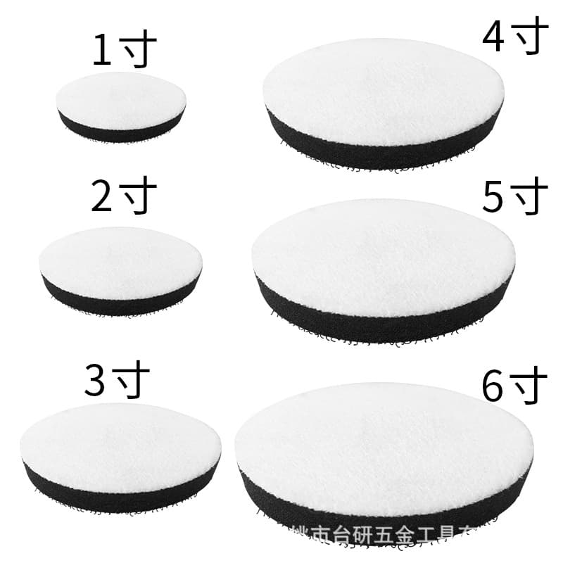 6-Inch Soft Pad Buffer Pad Dry Grinding Sanding Machine Sponge Pad Polishing Protective Tray Air-Powered Grinding Machine