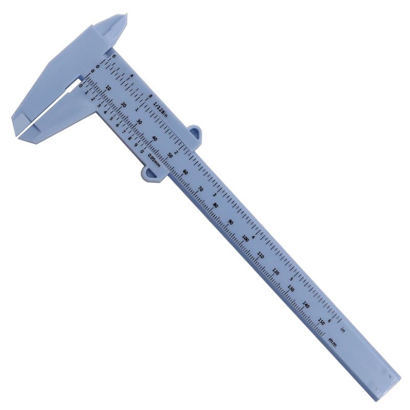 0-150mm Dual Scale Plastic Vernier Caliper for Antique Measurement, Student Caliper, Mini Measuring Tool Wholesale