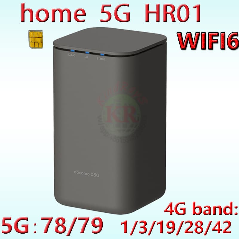 Sharp Home 5G HR01 CPE WiFi6 SIM Card Slot 5G Router B28/42
