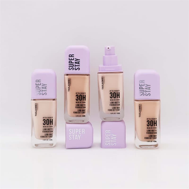 Tailaimei New Matte Makeup Primer Foundation Long-lasting Finish Brightening Water Glow Full Coverage Foundation Liquid