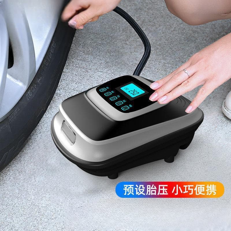 12V Car Tire Inflator, Portable Air Compressor for Cars, Sedans, and Electric Vehicles, Small but Powerful