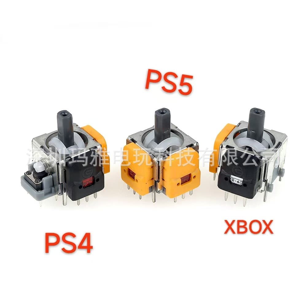 PS5 Hall Effect Joystick PS4 XBOXONE XBOX Series Orange Hall Effect Battery IC Joystick Accessories