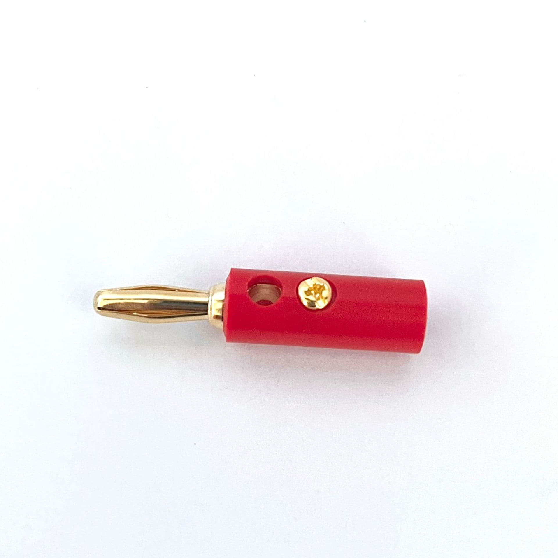 Gold-plated 4MM Banana Plug Speaker Wire Connector, Solderless Copper Socket Head Connector