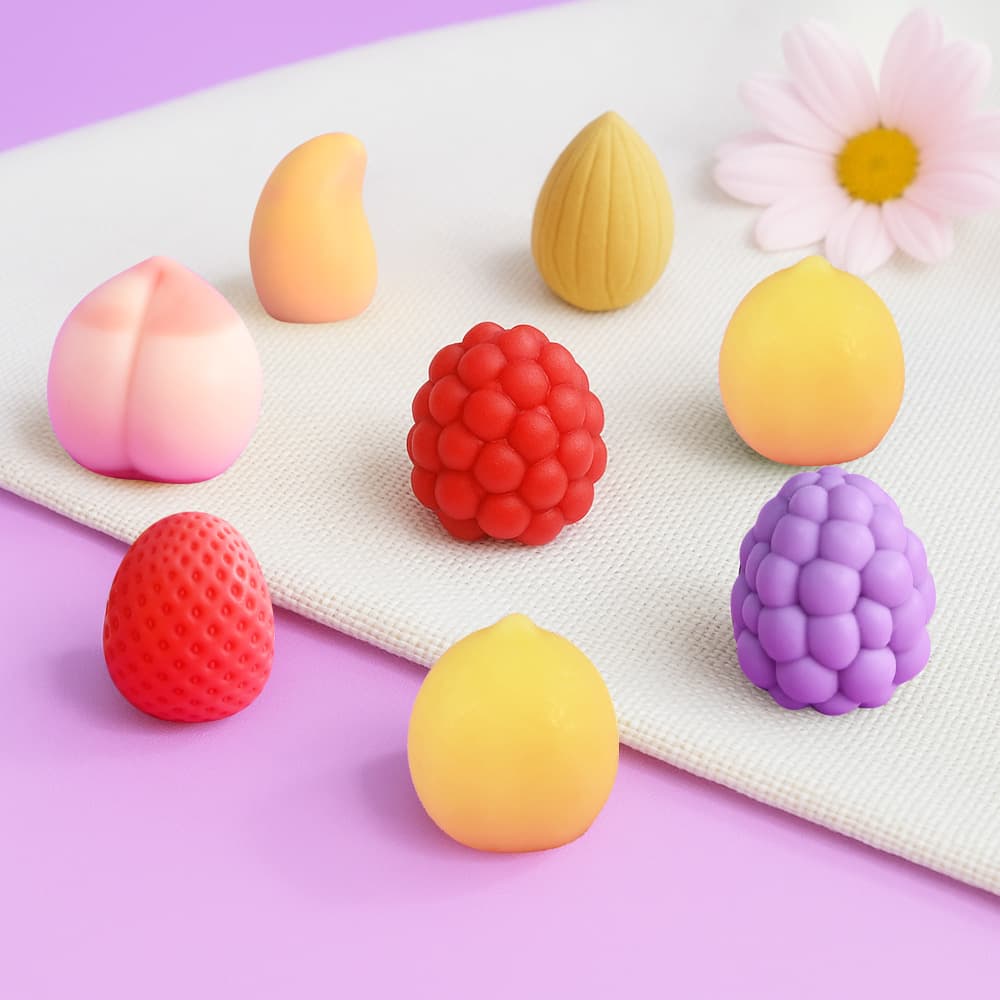 Cross-border Hot Selling Raspberry Silicone Mold Simulation Fruit Pudding Mold Squishy Mold