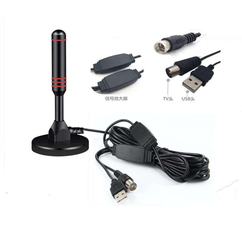 Cross-Border Amazon Hot-Selling Uhf/Vhf Indoor High-Definition Digital Ground Wave Dvb-T2 Tv Antenna Receiver