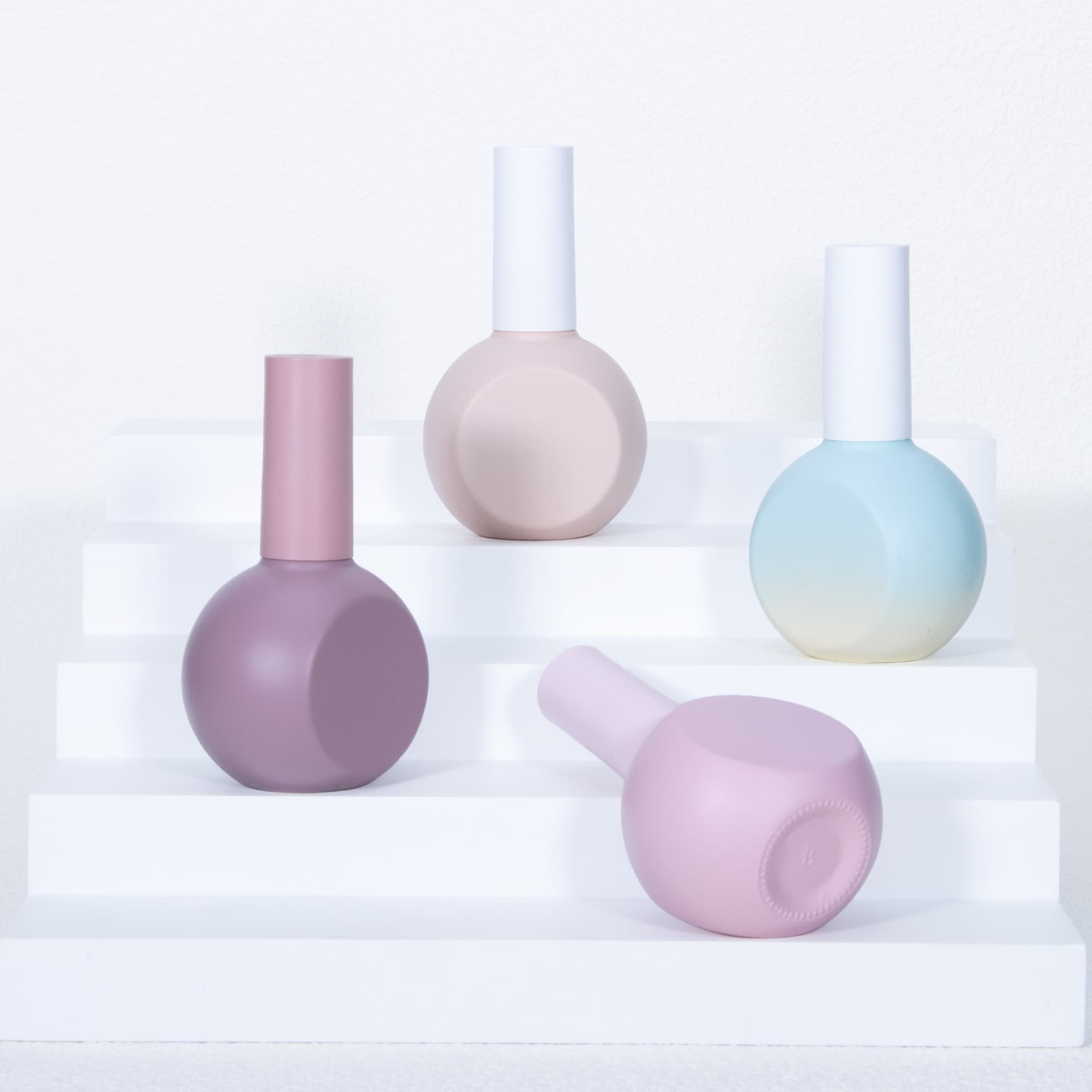 Factory Supply 15ml 30ml Large Capacity Gel Polish Bottle with Brush Cap Nail Gel Refill Bottle