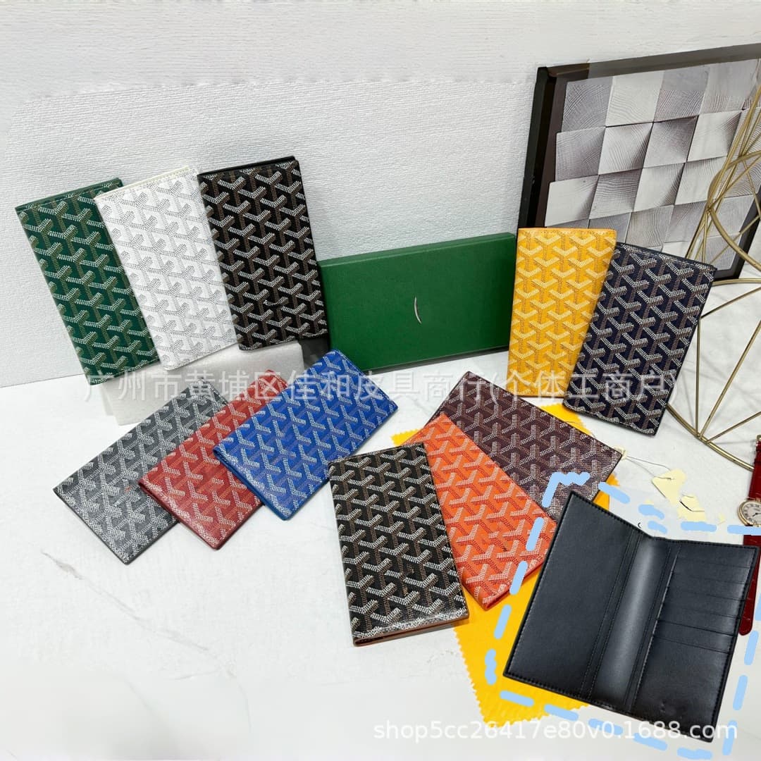 Goyard old flower full printed wallet card bag cross-border new flip multi-card slot coin purse for men and women couples