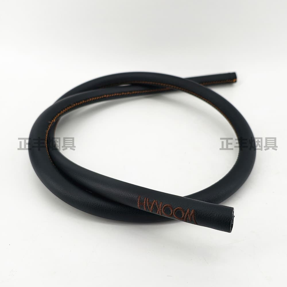 WOOD Wooka Premium Genuine Leather Hookah Hose 1.5m Shisha Hookah