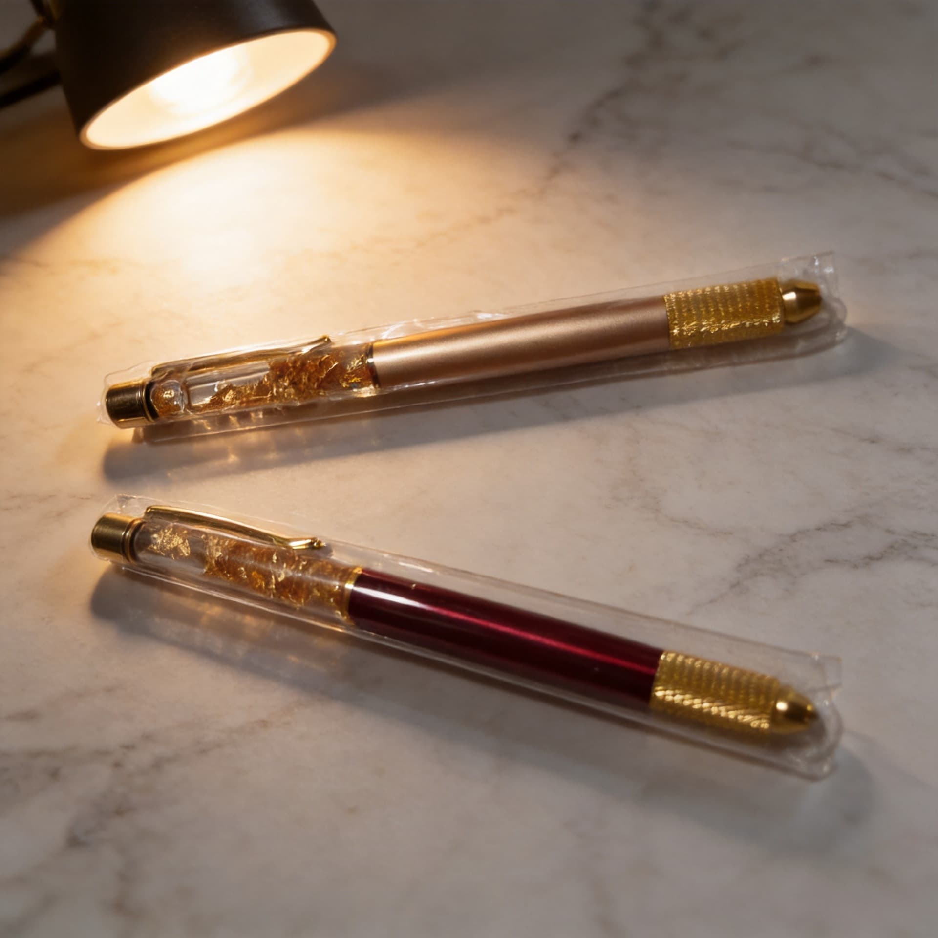 Handmade Tattoo Pen for Eyebrow Lines and Lips, Gold Foil Rhinestone Pen, Factory Direct