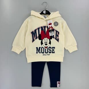 Girls' Two-Piece Set New Spring/Fall European & American Style Kids' Crew Neck Long Sleeve Pullover with Leggings