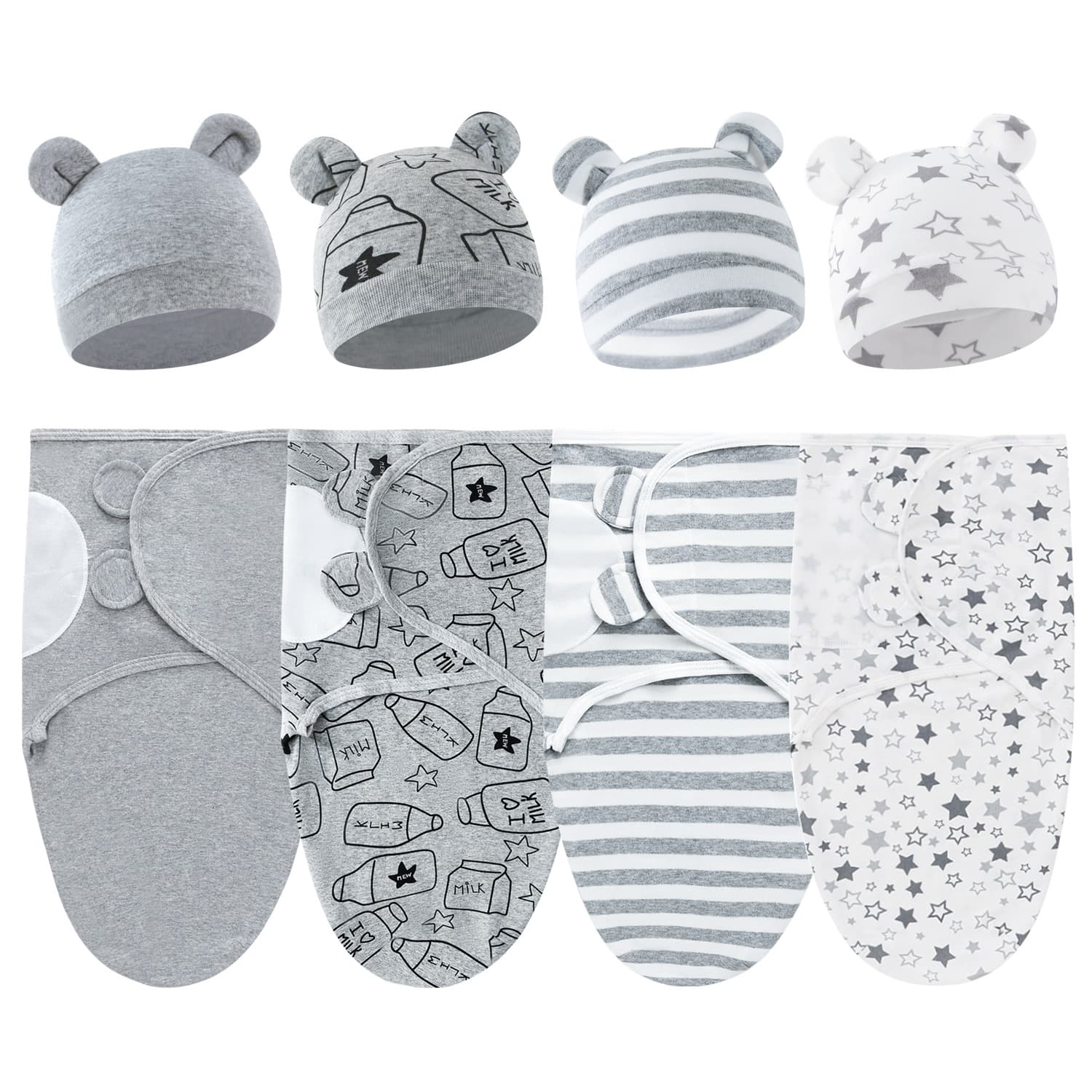 Export-Grade Newborn Cotton Swaddle Blanket for Spring/Autumn, Baby Delivery Room Wrapping Sheet