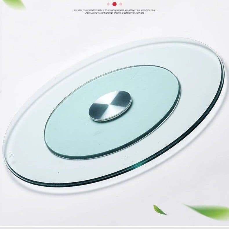 Table Lazy Susan Tempered Glass Turntable for Home Use, Hotel Large Round Table Rotating Dining Table, Round Top Wholesale