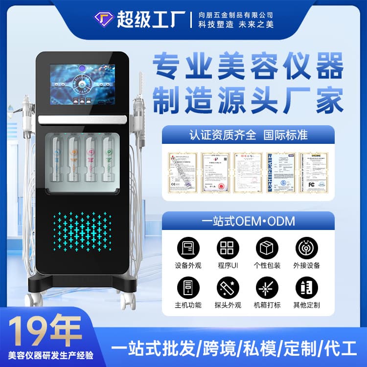 Factory Custom 17-in-1 Multifunctional Skin Management Beauty Salon New Hydrogen-Oxygen Large Bubble Beauty Instrument