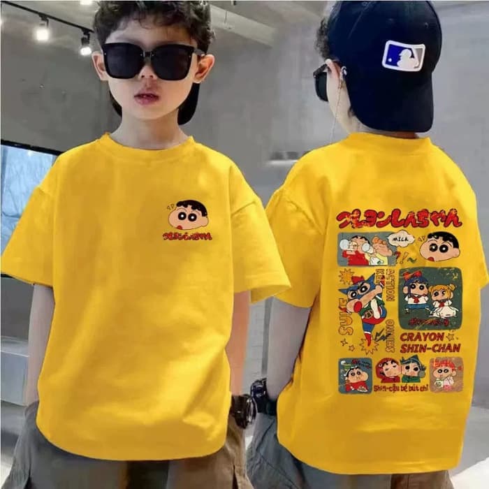 Boys Short Sleeve T-Shirt Summer 2026 New Trendy Printed Cotton Half Sleeve Top for Older Kids
