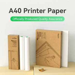 PeriPage Ailixiong A40 Thermal Paper Error Correction Printing Paper, Three-Proof Quick-Dry HD Photos A4 Paper