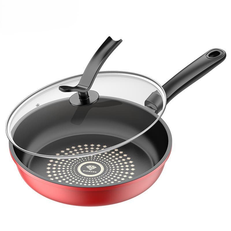 Non-Stick Home Use Flat Bottom Pan for Scrambled Eggs, Steak, Pancakes, Stir-Fry, Gas Stove and Induction Cooktop Specialized Pan