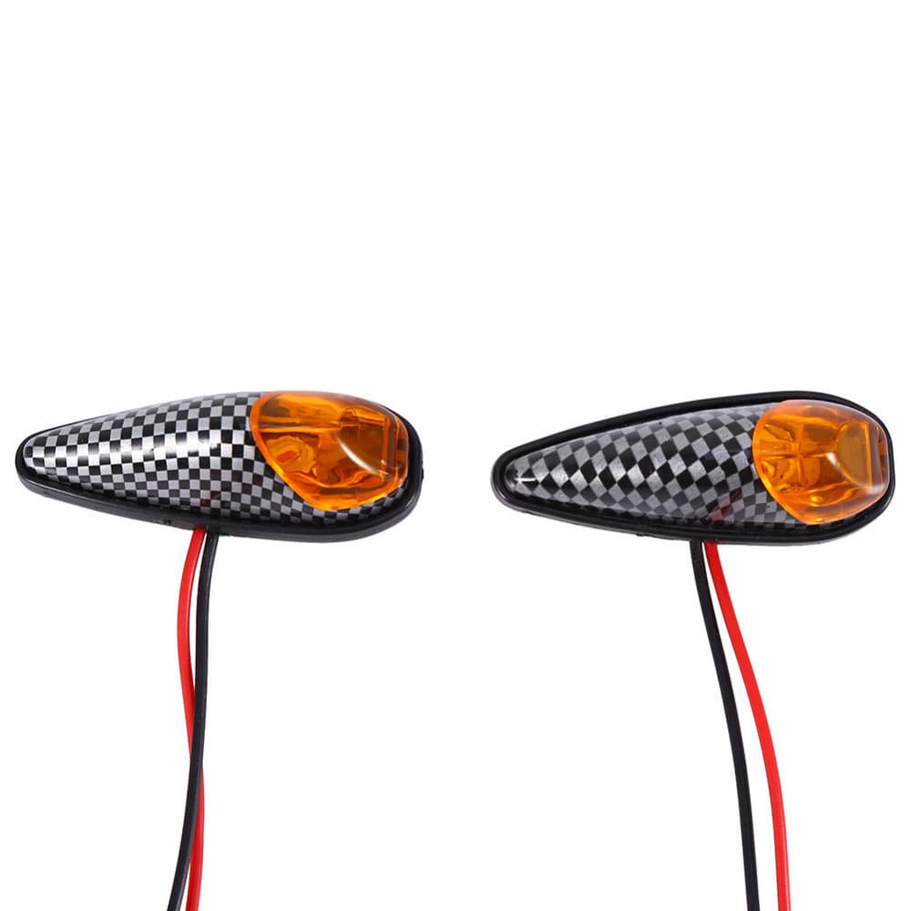 New Motorcycle High-Power Cat Eye LED Turn Signal Corner Light LED Side Light Marker Light Adhesive Turn Signal