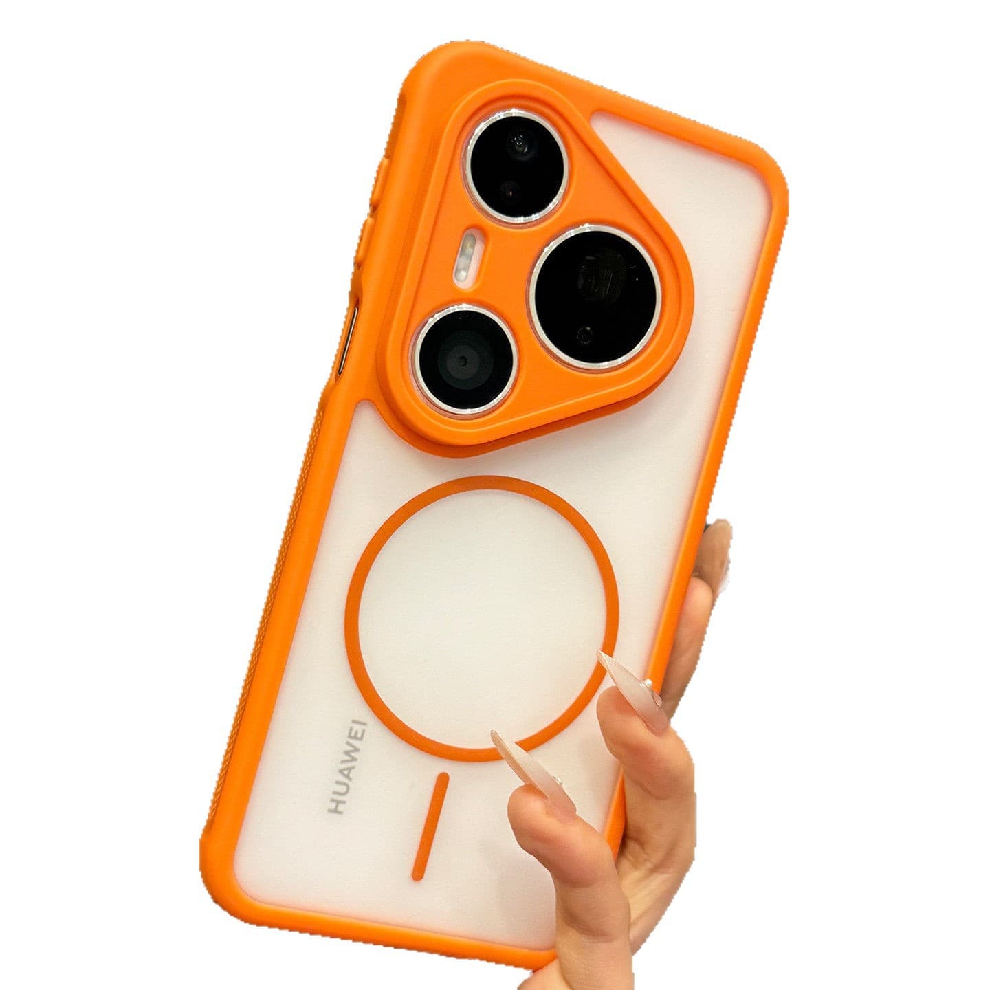 Compatible with Huawei Pura 80 Pro Skin-Feel Magnetic Phone Case, Pura 70 Pro Minimalist Full-Coverage Precision-Cut PC Protective Cover