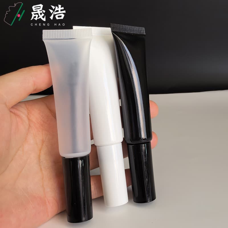 Cross-border 15ml Cosmetic Soft Tube Mascara Empty Tube 19mm Eyebrow Setting Gel Gel Raincoat Packaging Material