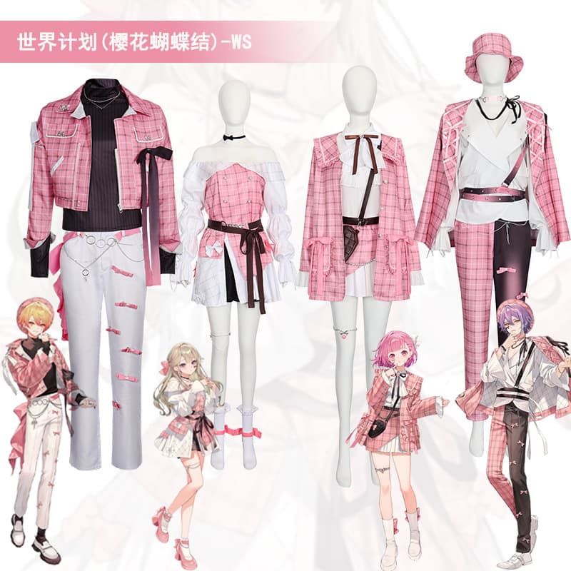 World Project Colorful Stage Cosplay Costumes God's Generation Category Phoenix Smiling Dream Ning Ning Tianma Si Sakura Bow