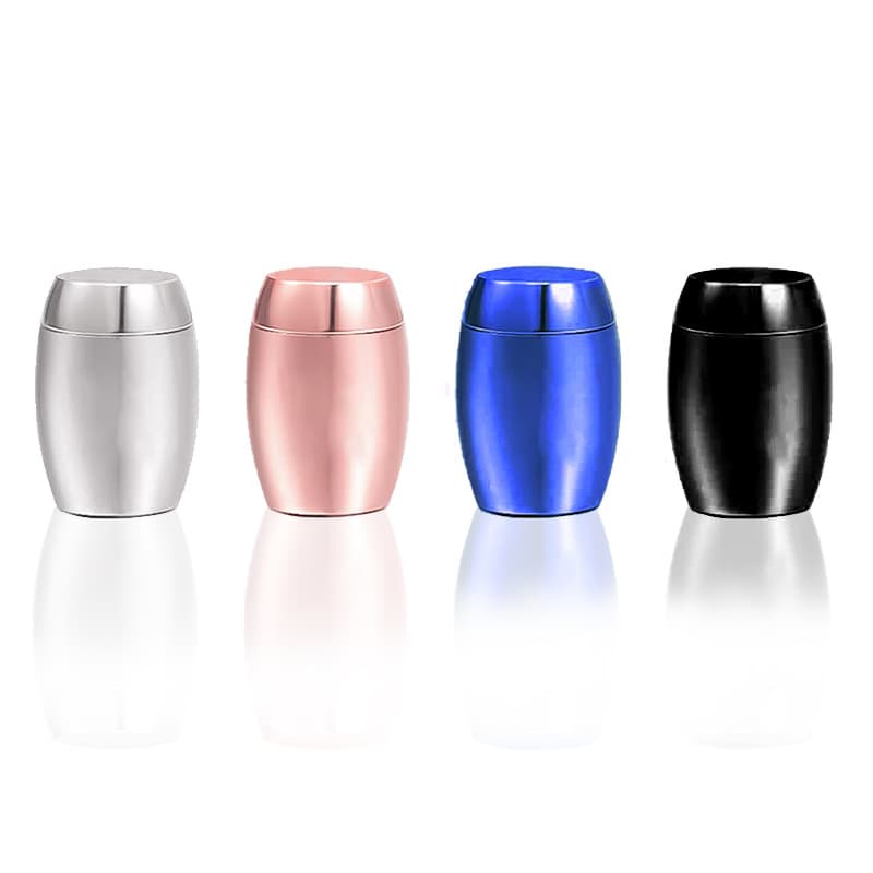 Amazon Hot-Selling Engraved Urn Aluminum Alloy Ash Pot Mini Ash Container Memorial Loved Ones Pet Hair Box