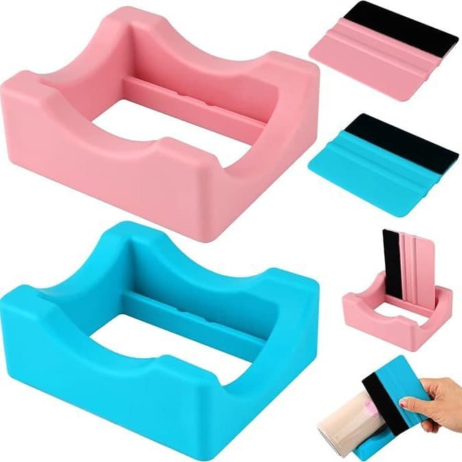 Cup Holder, Silicone Mug Stand Bracket, Simple Anti-Slip and Heat-Resistant Etched Cup Rest