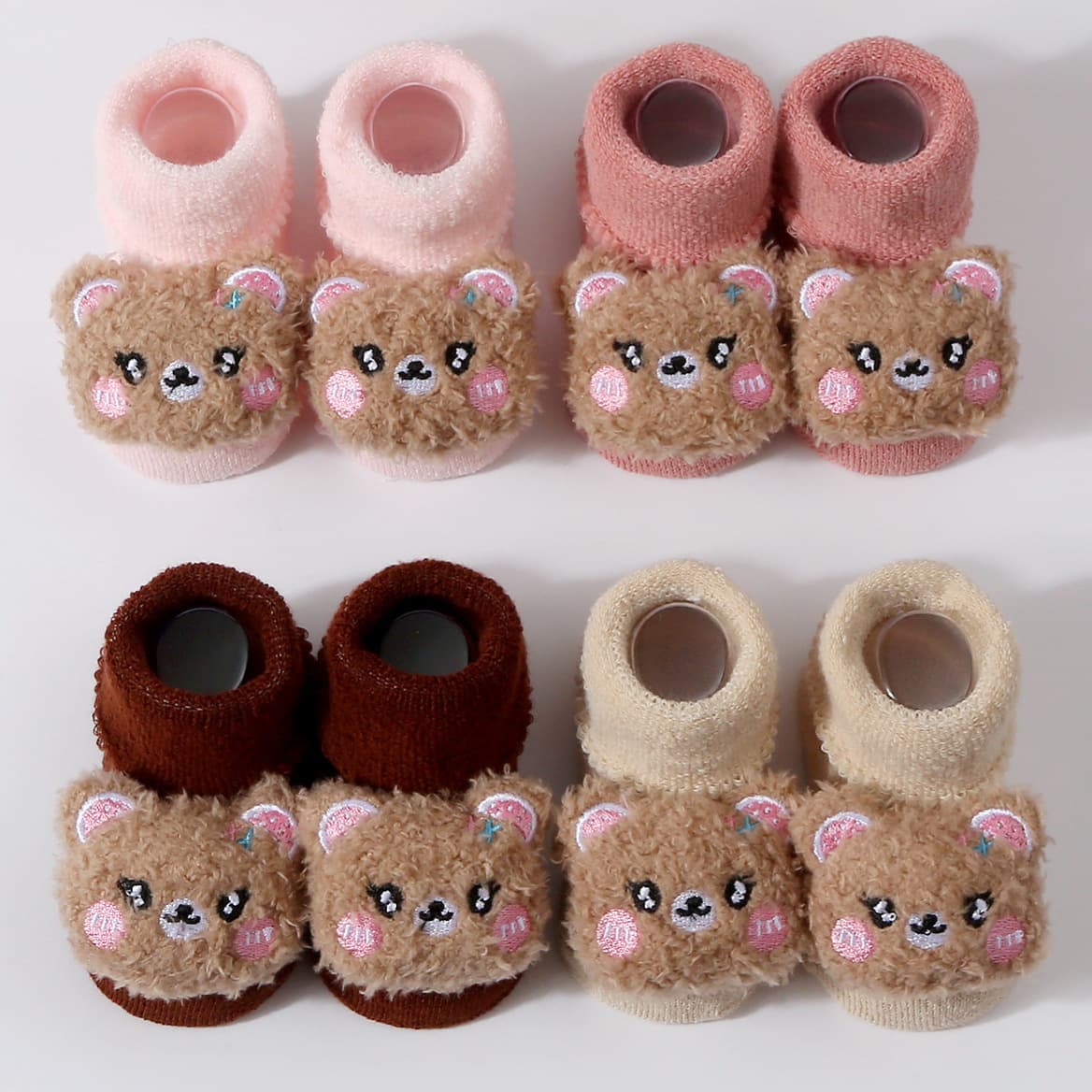 Newborn Baby Socks Autumn Winter Boys Girls Infant Small Age Baby Socks 0-1-3 Years Thick Terry Floor Socks