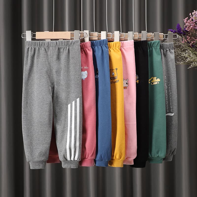Children's Pants Girls Boys Spring Autumn Cotton Long Pants Baby Boy Casual Pants Baby Girl Leggings