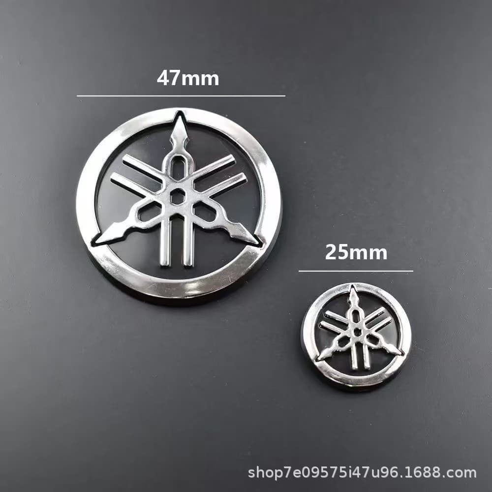 Best-selling Cross-border Yamaha Motorcycle Badge Sticker ABS Plastic Hard Badge 3D Embossed Motorcycle Decal