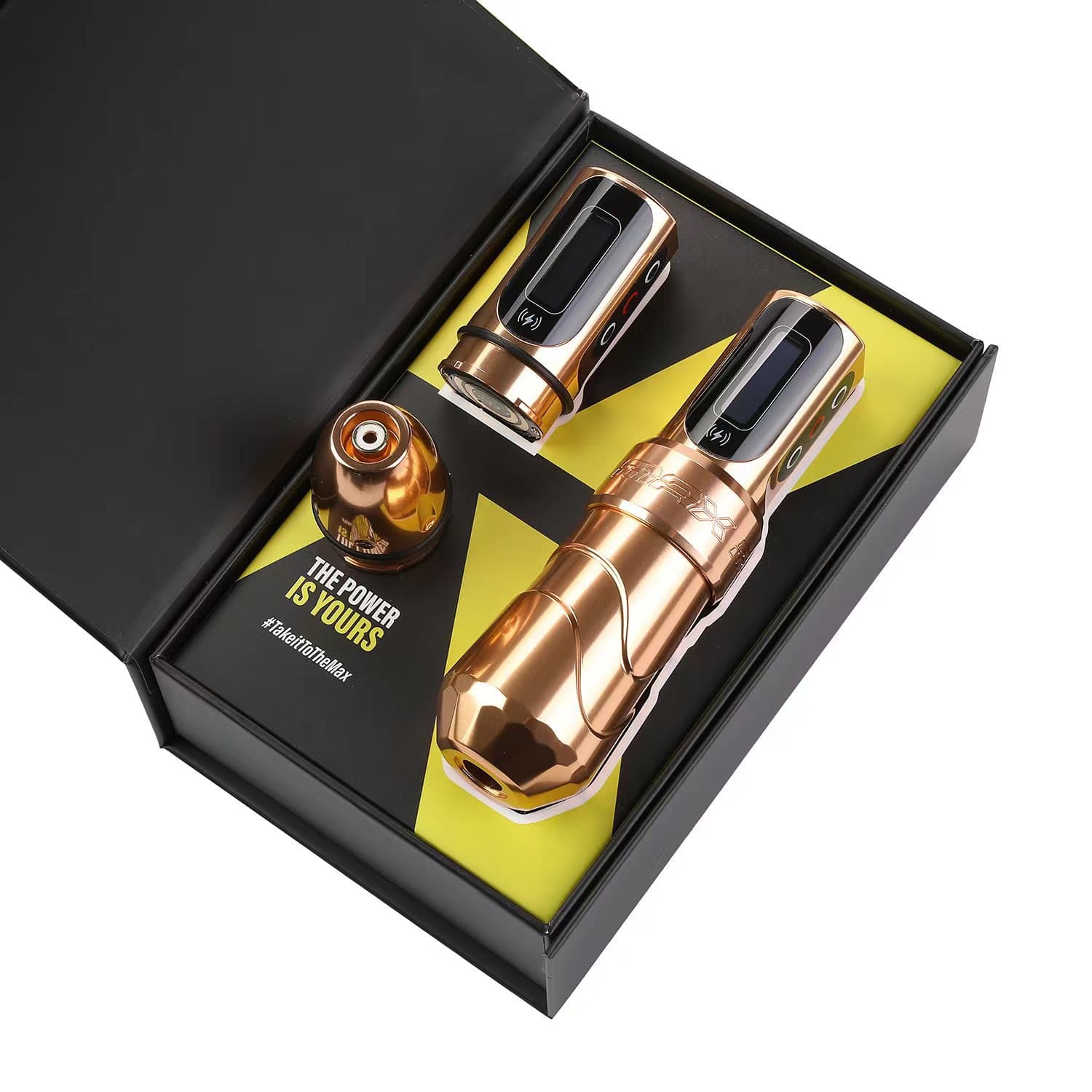 MAX Lithium Battery Wireless Power Tattoo Pen Machine, Rechargeable Tattoo Machine for Lining, Shading, and Blending