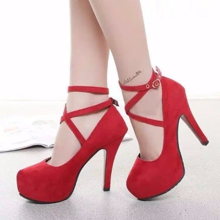 Fashionable Pointed Toe High Heels with Belt Buckle Spring New Style Women's Shoes Nightclub Sandals Ultra High Stiletto Heels
