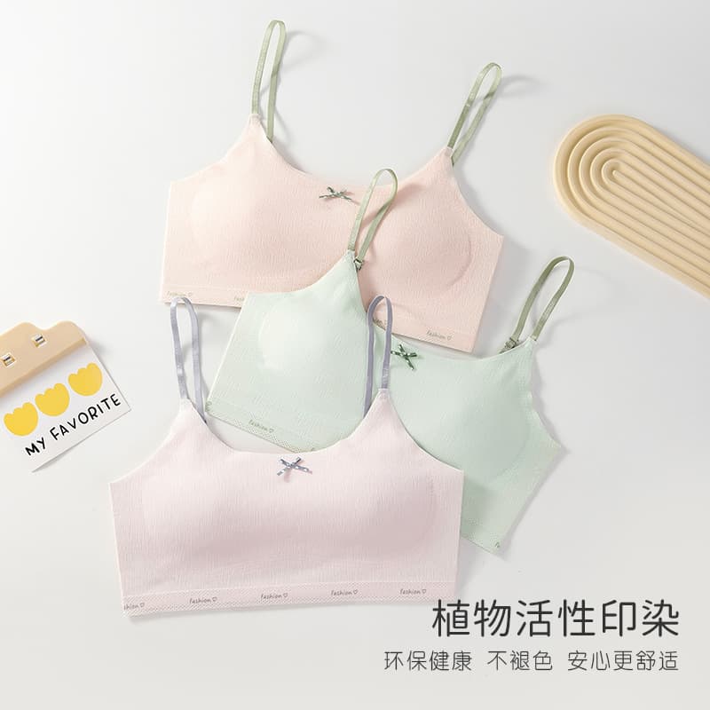 Girls' Bra for Middle and High School Students, Teenage Development Stage, Young Girls' Vest, Girls' Bra Stage 2-3