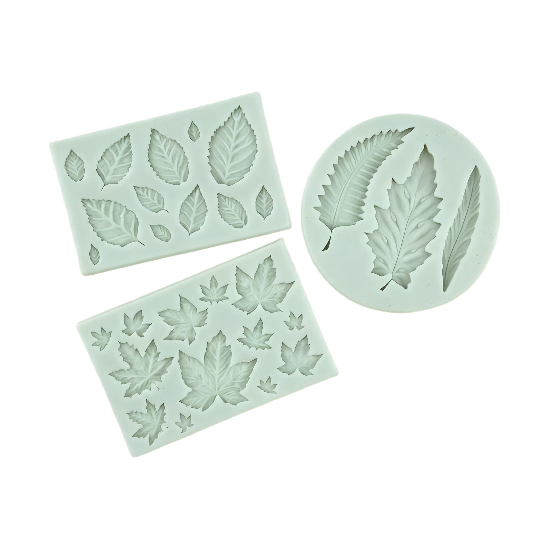 Maple Leaf Heart Leaf Serrated Leaf Silicone Mold Fondant Mold Chocolate Mousse Mold