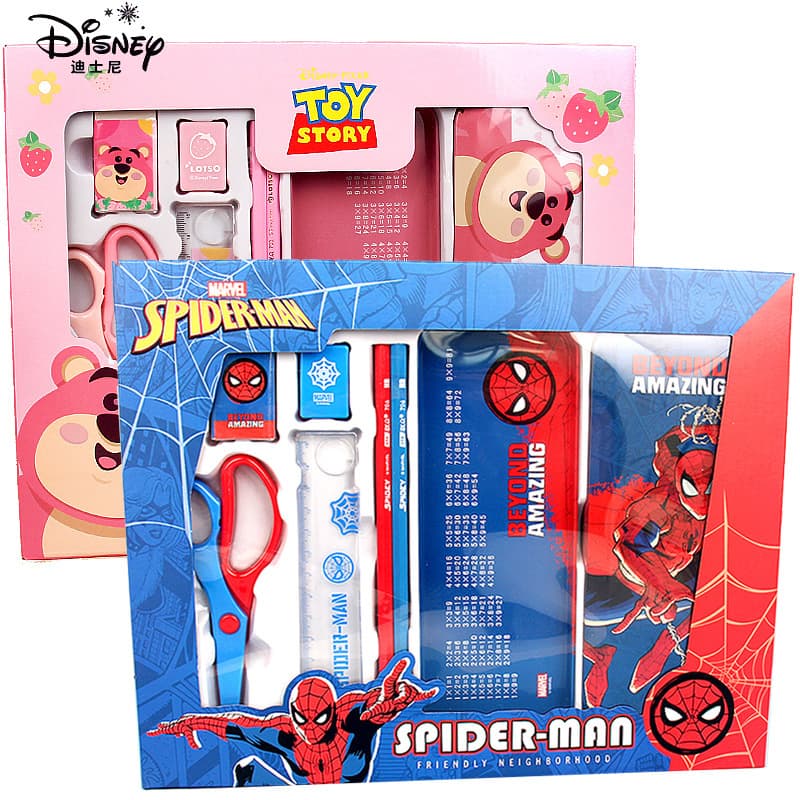 Stationery Gift Box Set Spider-Man Ice and Snow Strawberry Bear Primary School Student Gift Children's Stationery Set