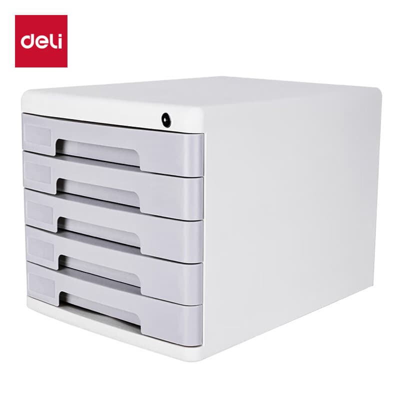 Deli file cabinets are available in a variety of options 9779/9777 four or five-layer locked large-capacity embedded drawer file cabinets