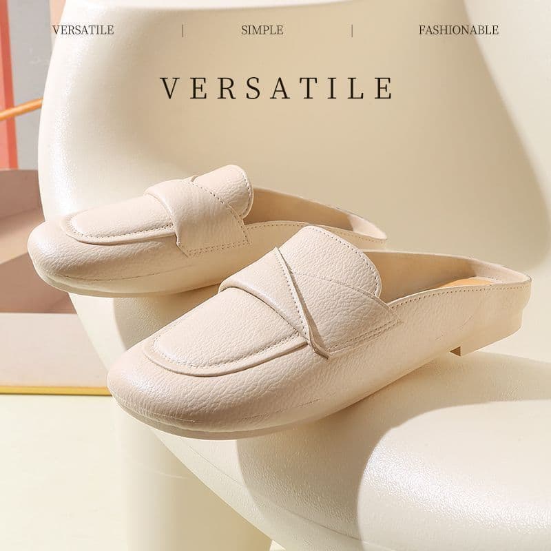 Baotou Half-Slippers for Women 2025 Spring New Style Outdoor Casual Slippers Fashion Square Toe Soft Sole Women's Slippers