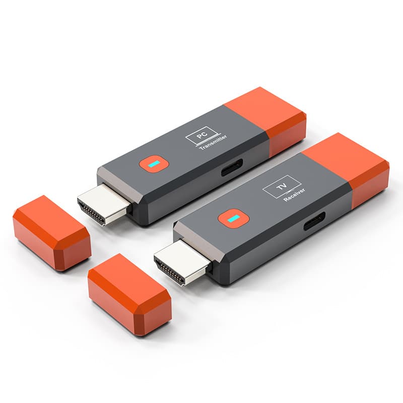 Hot-selling HDMI wireless transmitter (50M), extends 1080P Wi-Fi signal up to 50 meters, wireless screen mirroring (5.8G).