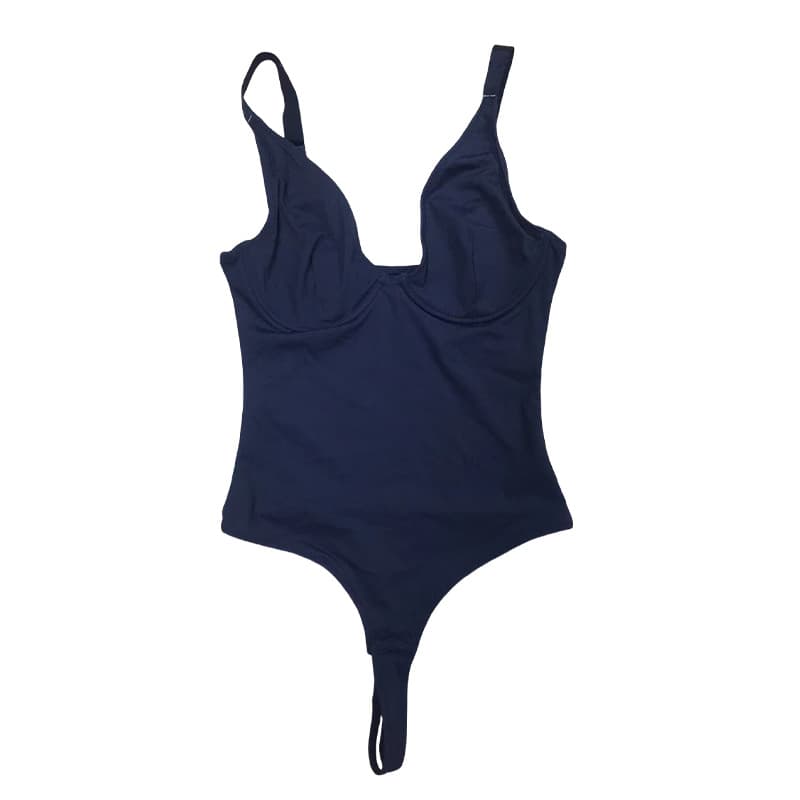 New Cross-Border Women's Shapewear Bodysuit Slimming Sexy Plus Size Underwear Tummy Control Hip Lifting Solid Color