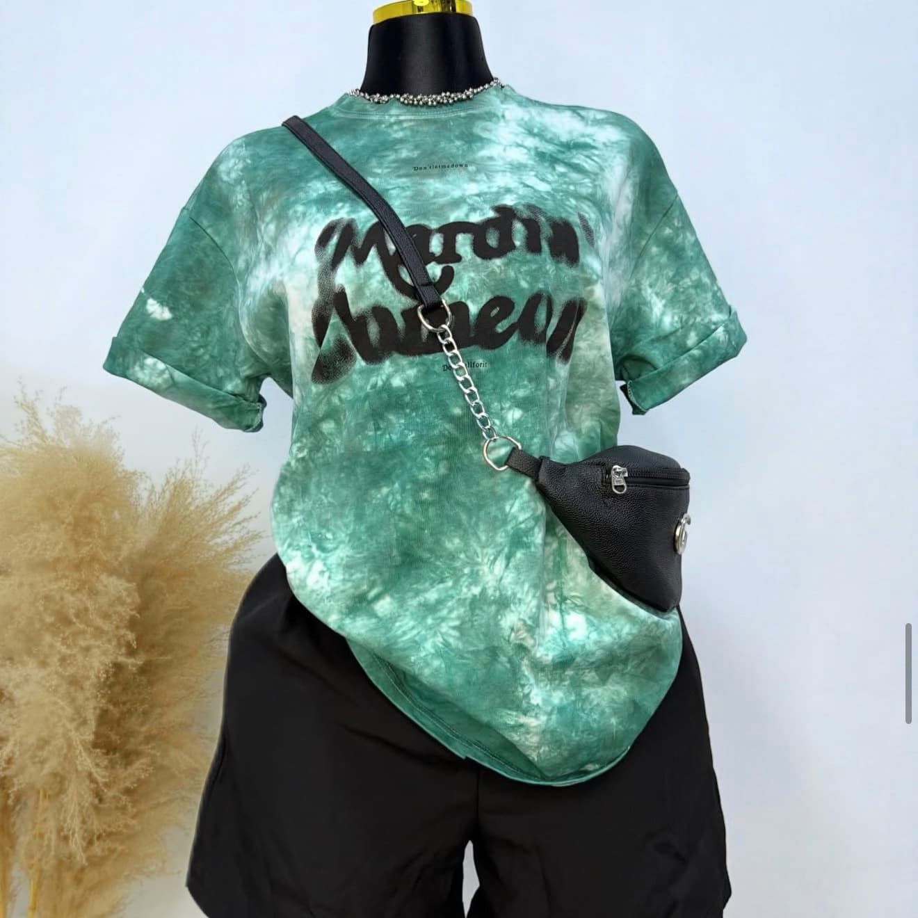 Women T-Shirt Available Ladies T-Shirt Wholesale Tie-Dye Round Neck Top