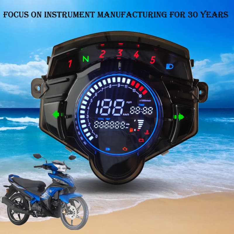 Export South America Yamaha LC135 digital instrument cluster Mexico ITALIKA at110rt odometer