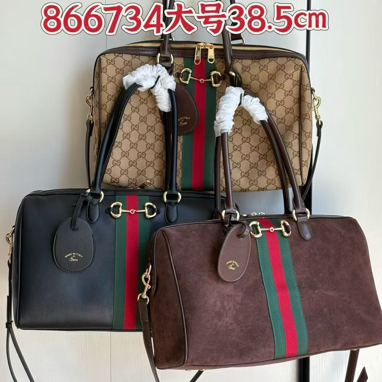 Large handbag G Boston Ophidia series shoulder crossbody bag velvet leather presbyopic hand armpit bag