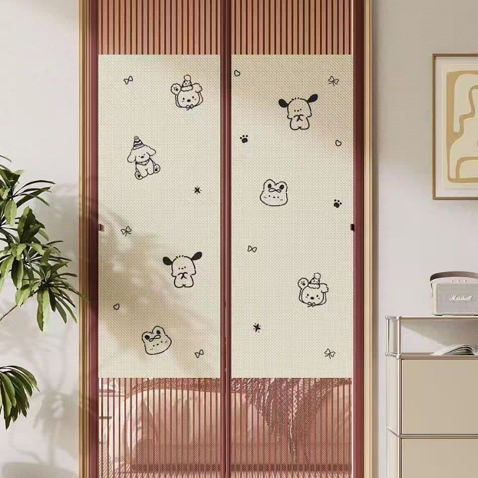 X5L Magnetic Mosquito-Proof Screen Door Privacy Curtain Modern Study Stylish Breathable Partition Suitable for 2025 New