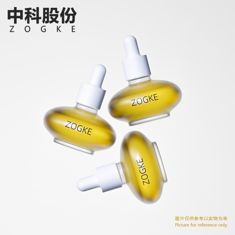 New in Stock 30ml Transparent Curling Bottle Travel Essence Bottle Dropper Bottle Refillable Bottle Flat Essential Oil Dropper Bottle