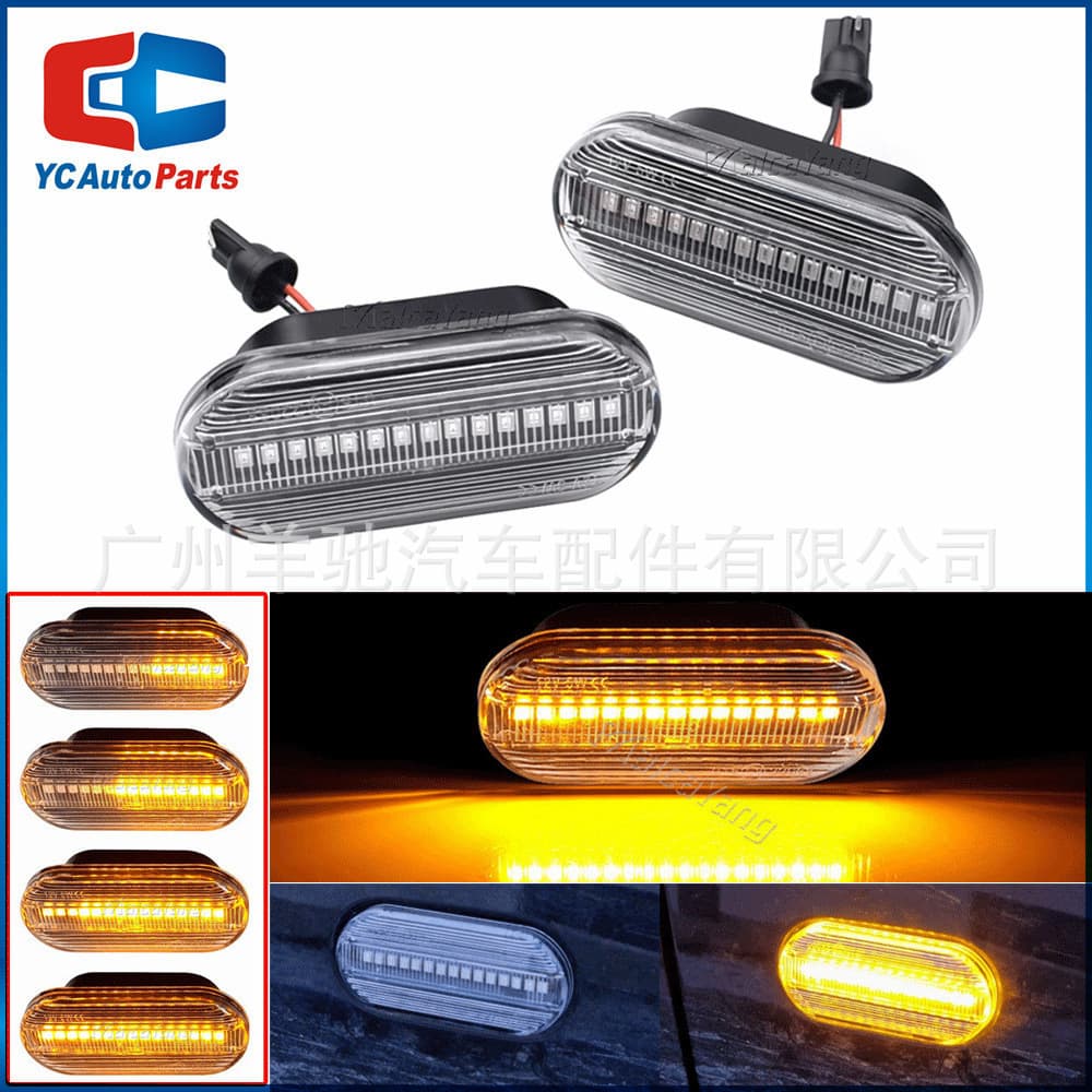 LED Sequential Side Turn Signal Light for Volkswagen Golf Passat Sharan Polo